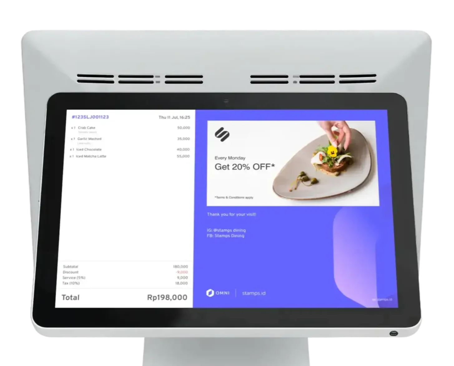 Omni POS Full-Service device